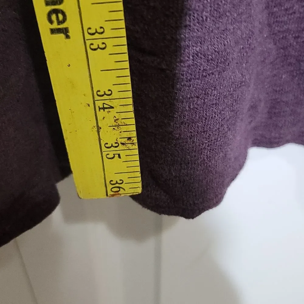 Three Dots Eggplant Purple T-Shirt Dress - Picture 5 of 6